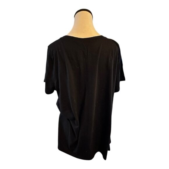 Women’s torrid 1 What Now Black Classic Fit Signature Jersey Crew Tee 14 16 1X - Picture 4 of 9
